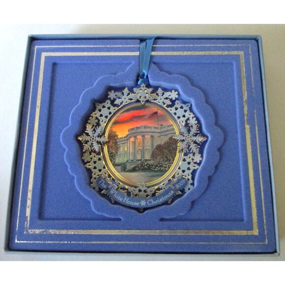 The 2009 White House Christmas Ornament - First Electric Christmas Lights - Picture 3 of 6